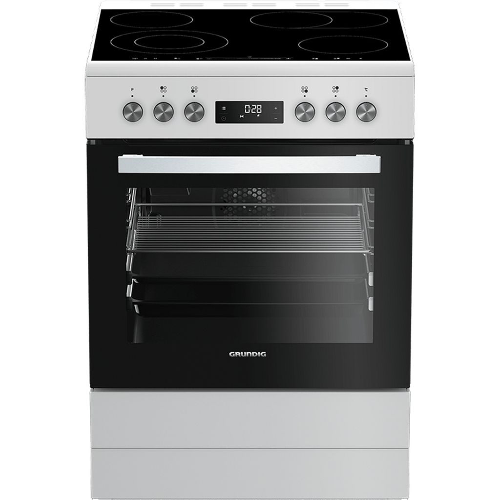 Grundig GFBM23420WC Electric Freestanding Cookers - White