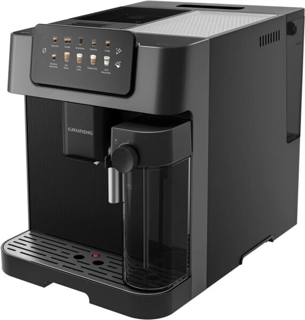 Grundig fully automatic coffee machine KVA 7230 black dark silver