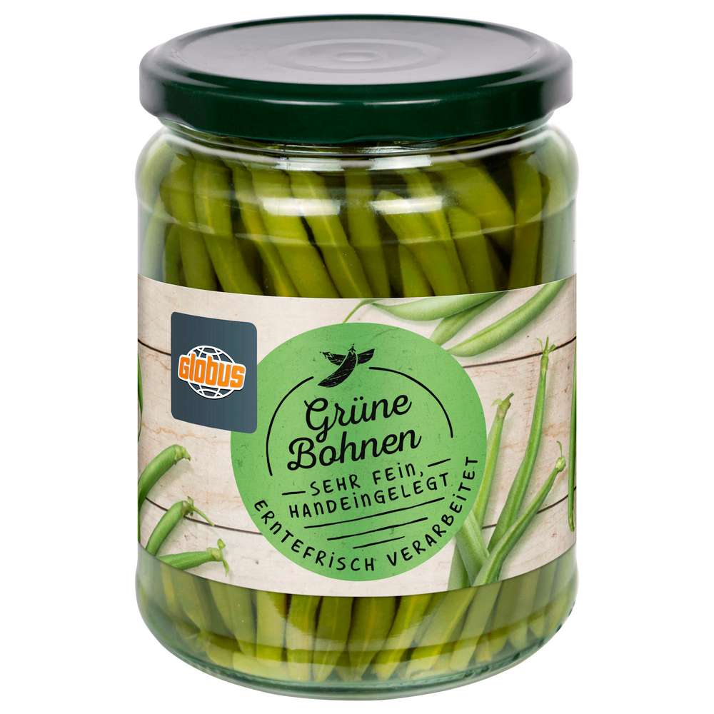 GLOBUS Green beans in a jar