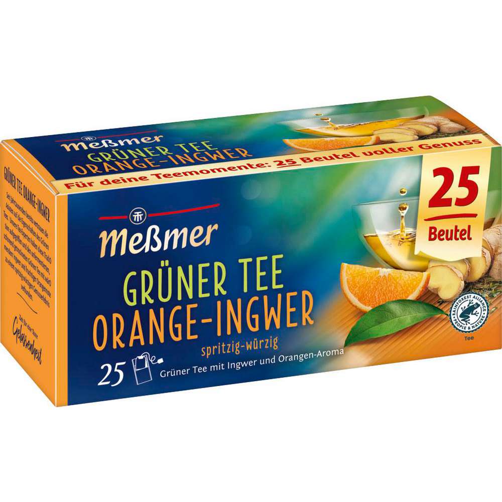 Meßmer Grüner Tee, Ingwer/Orange