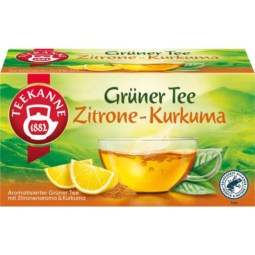 Teekanne Green tea lemon turmeric, flavored