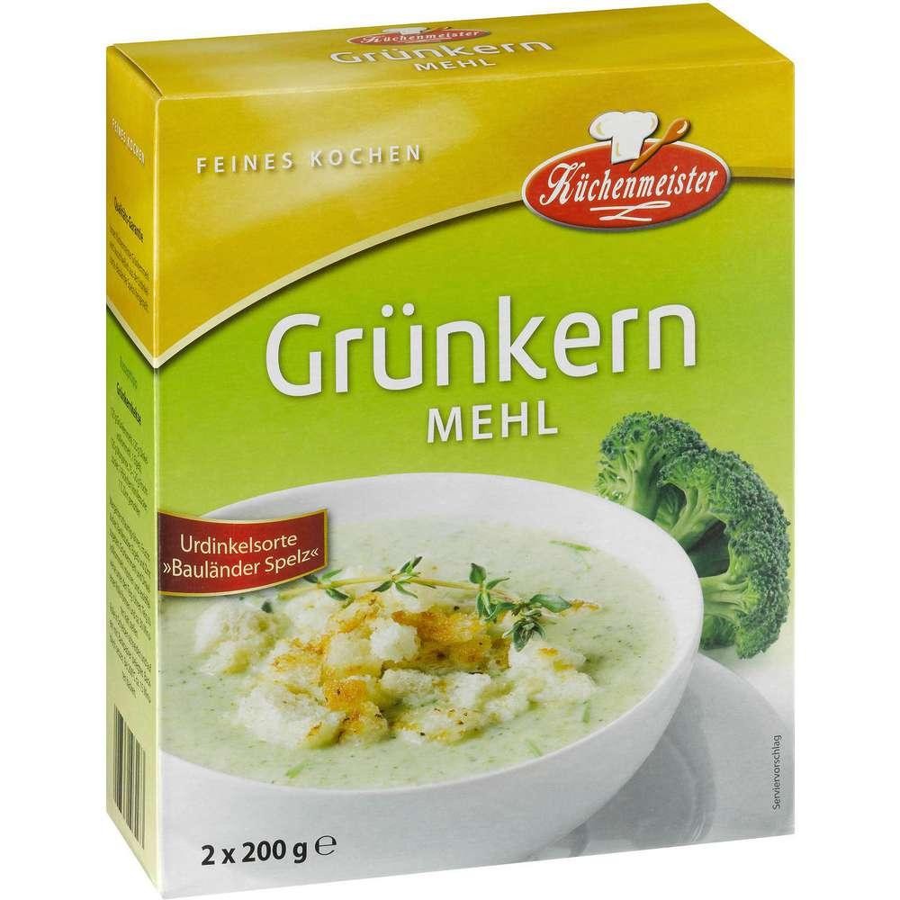 Küchenmeister Green spelt flour