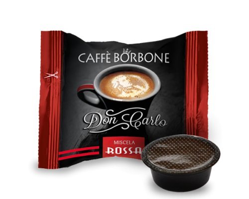 Coffee Capsules Compatible with Lavazza Espresso Machine \"A modo mio\", Caffé Borbone, Miscela rossa (Red Mix), Pack of 50, 100, 200, 300, 400, 500 100 Miscela rossa