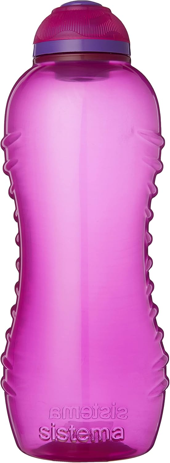 Sistema Twist N Sip Squeeze Bottle 460ml & 330ml, pink