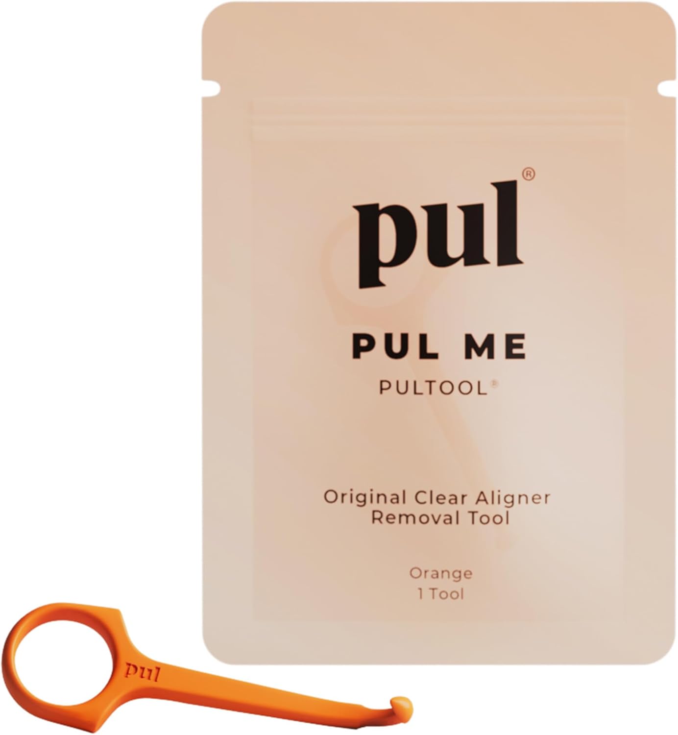 The Pultool Store The Pultool PUL Aligner Removal Tool | Safe and Hygienic Hook for Invisalign and Retainer | Gentle BPA Free Design for Everyday Use | Pack of 1