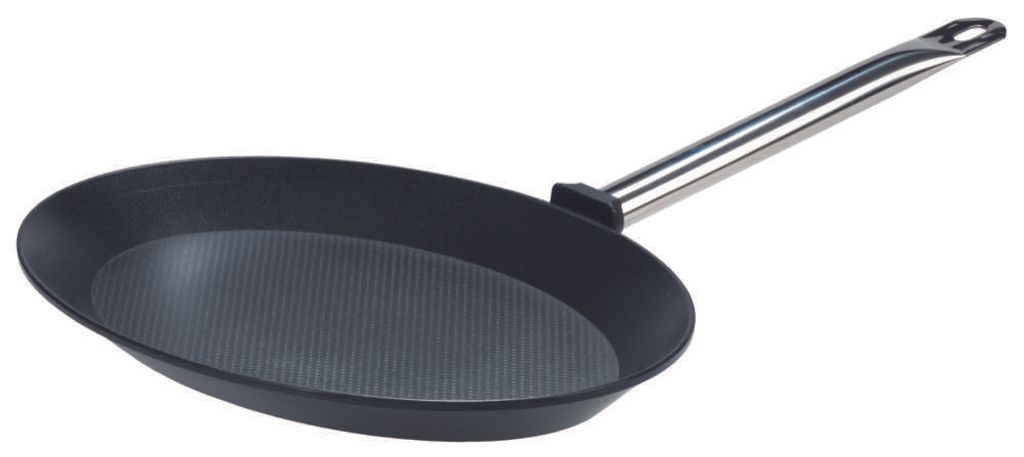 GSW Gastro traditional fish pan, TITAN non-stick coating, with FerroTherm® base - like new
