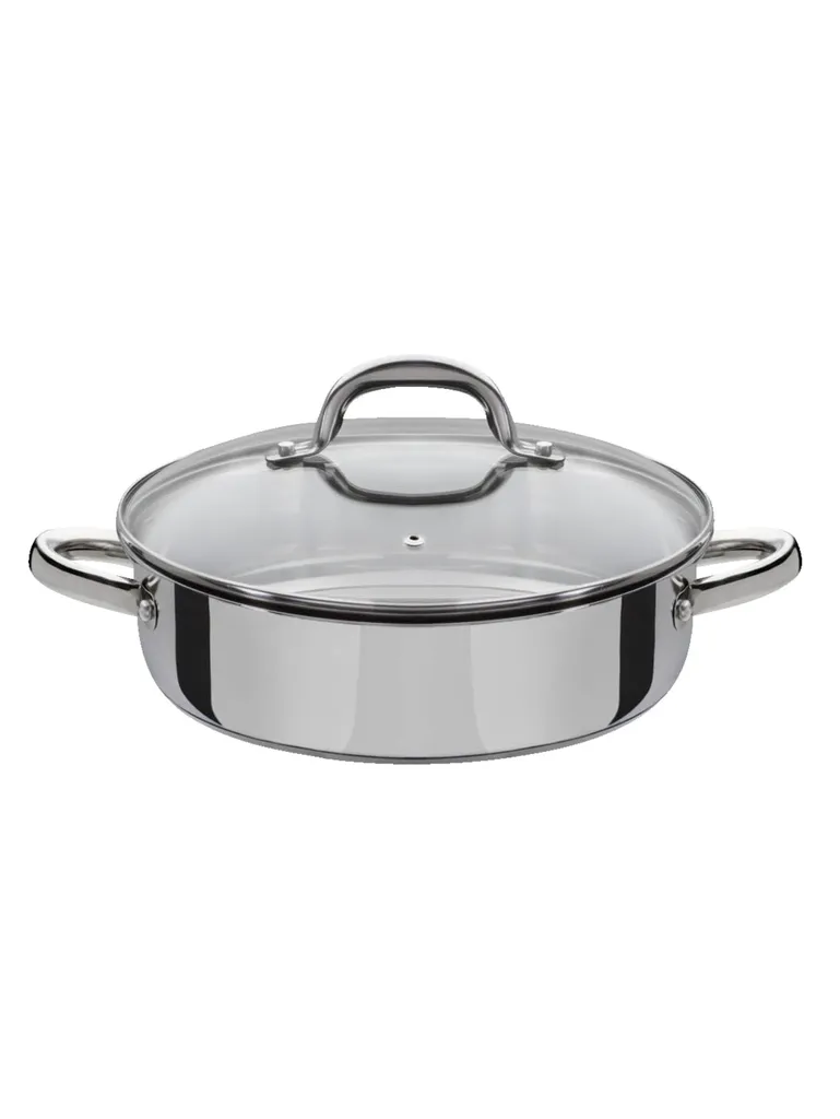 GSW Montreal serving pan with glass lid, 24cm