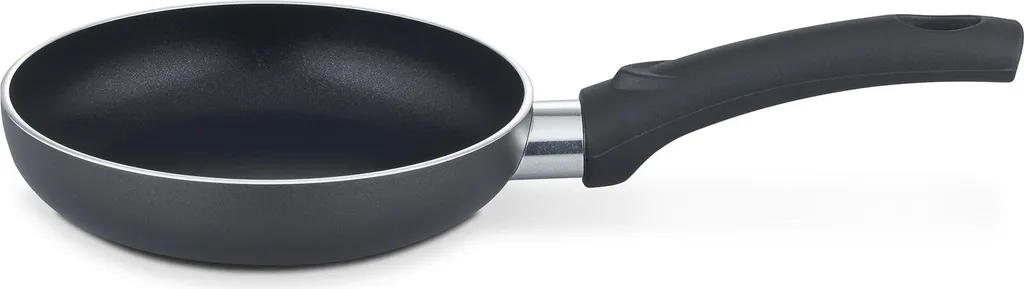 GSW Cnuspa Snack Pan, Small Induction Pan, Frying Pan for Fried Eggs & Pancakes, Aluminum with VITAFLON® CLASSIC Coating, Non-Stick Pan 16 cm, Black