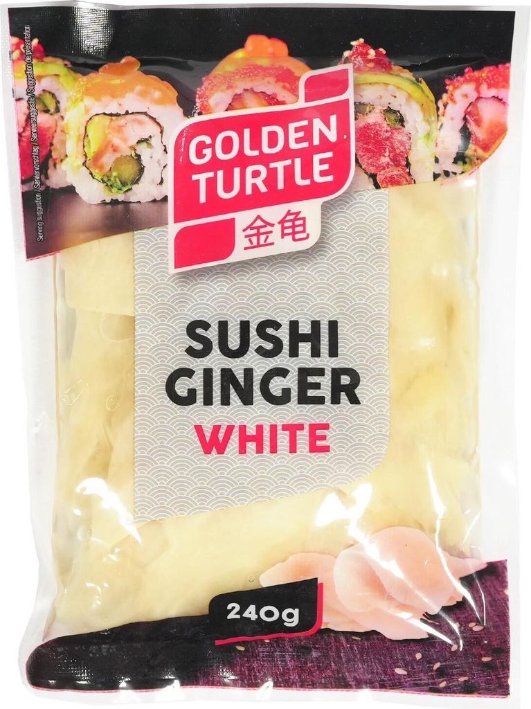 Golden Turtle GT pickled sushi ginger 240g/ATG 160g