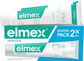 Elmex Toothpaste Sensitive double pack (2 x 75 ml), 150 ml