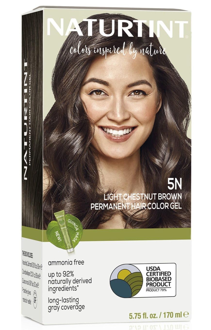 Naturtint - Permanent Hair Color - 5 N, Light Chestnut Brown, 5.28 oz