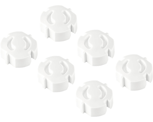 Guardino socket cap white 6 pieces