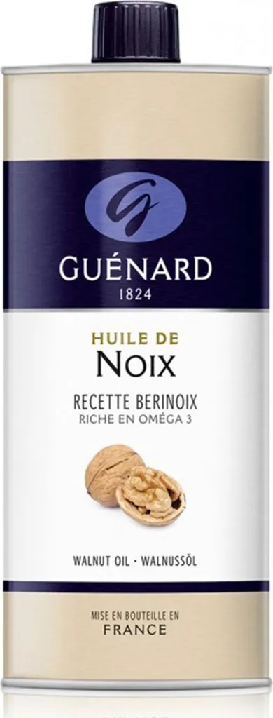 LA COMPAGNIE DES SAVEURS GUÉNARD Pure Walnut Oil 0.5 L Refined & Virgin – High-quality oil from France