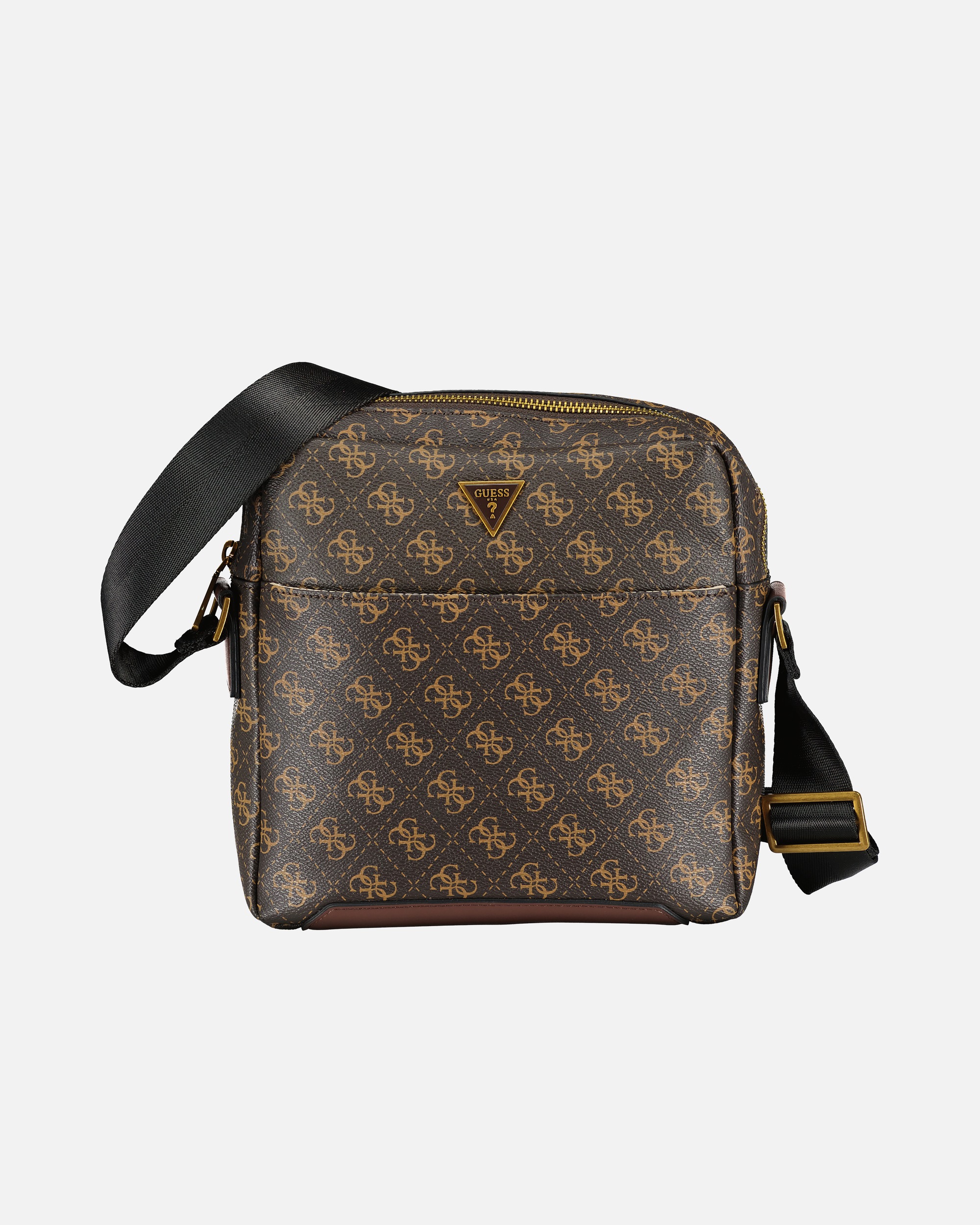 Guess shoulder bag shoulder bag 4G logo Brown Ochre