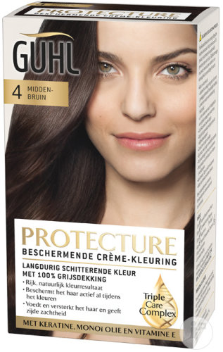Guhl Protecture protective cream coloring 4 medium brown 150ml