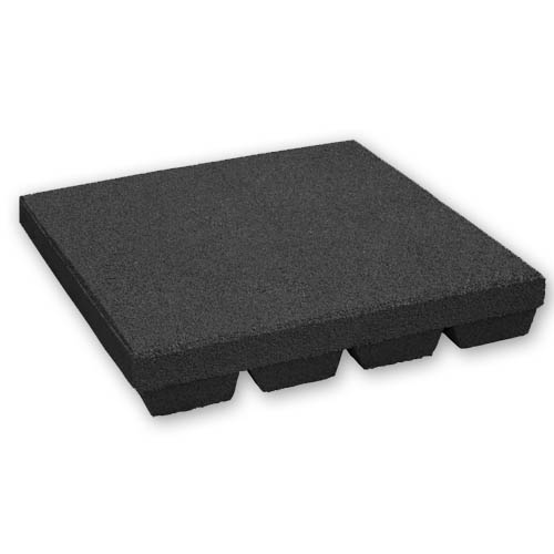 Hornbach Rubber tile 55 mm - 50 x 50 cm - Black