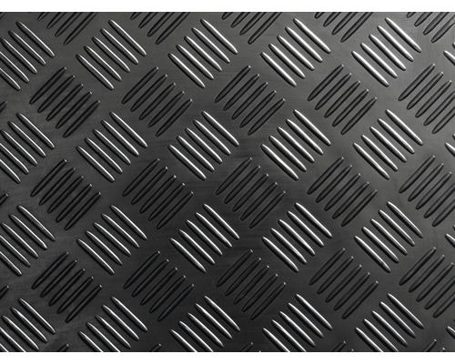 Hornbach Rubber runner checker plate look 100 cm wide (sold by the meter)