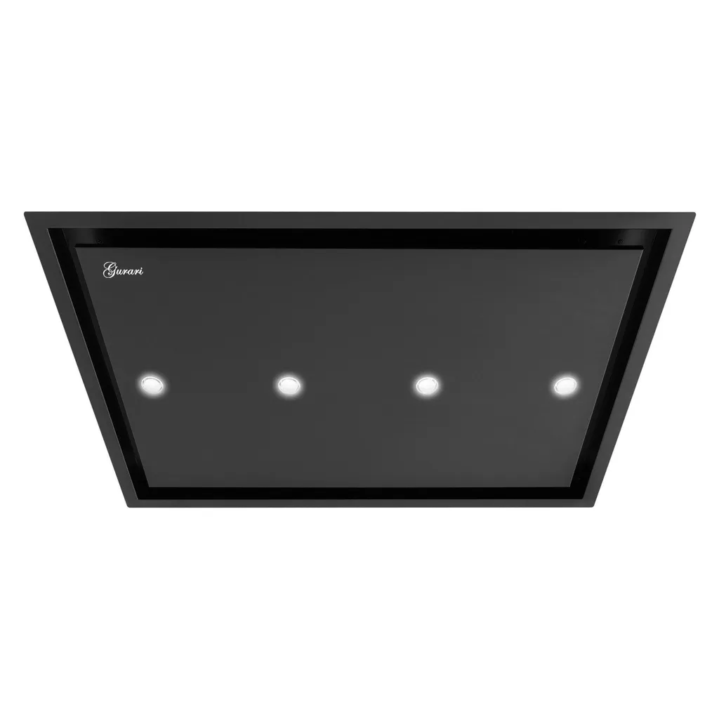 Gurari GCH 791 BL Diamond ceiling-mounted extractor hood, 90 cm, black, 850 m³/h