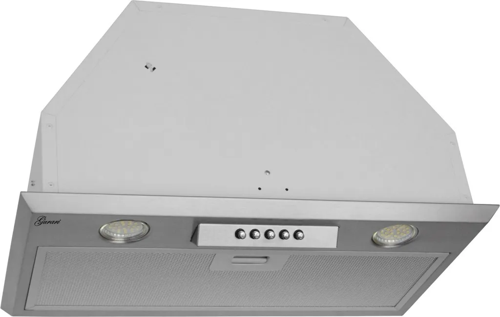 GURARI ceiling hood GCH B 051 52 IS, extractor hood 52cm, ceiling hood, white glass