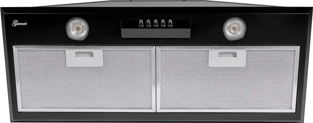 GURARI ceiling hood GCH B 051 70 BL, extractor hood 70cm, ceiling hood, in black