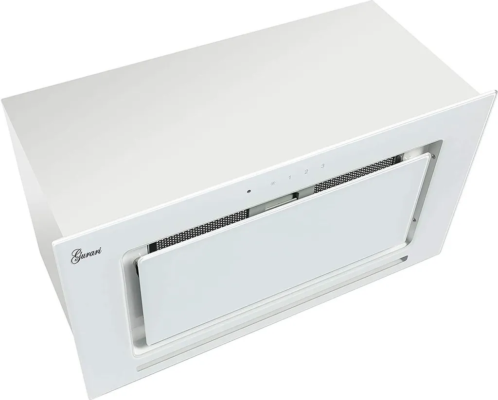 GURARI ceiling hood GCH E 217 WH 52 Prime incl. recirculation kit, fan unit/ ceiling hood for installation in wall cabinets or ceilings with a 1000m³/h motor