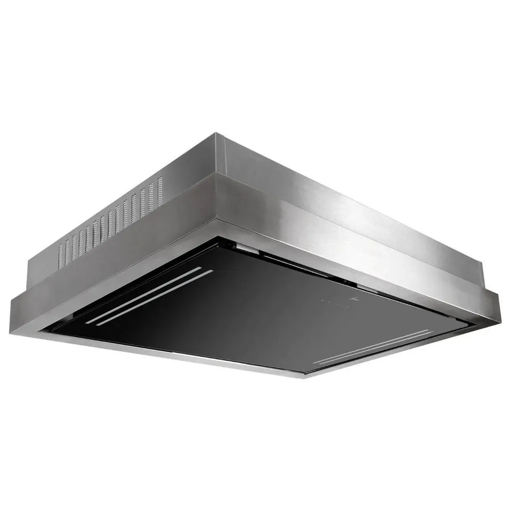 Gurari GCH C 343 IS 90 BL PRIME Recirculating Ceiling Extractor Hood 90 cm 1000m³/h EBM Motor