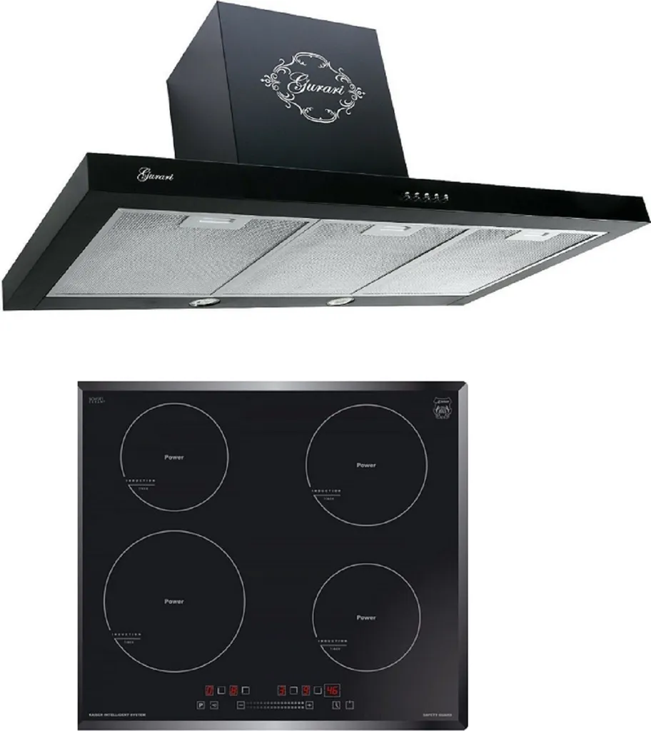 Gurari GCH F 461 BL 9 extractor hood 90cm + Kaiser induction hob KCT 6705