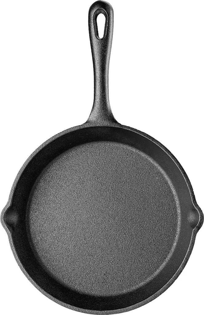 StarTech Cast iron frying pan - 20 cm - For induction & gas hobs - Without lid - Black