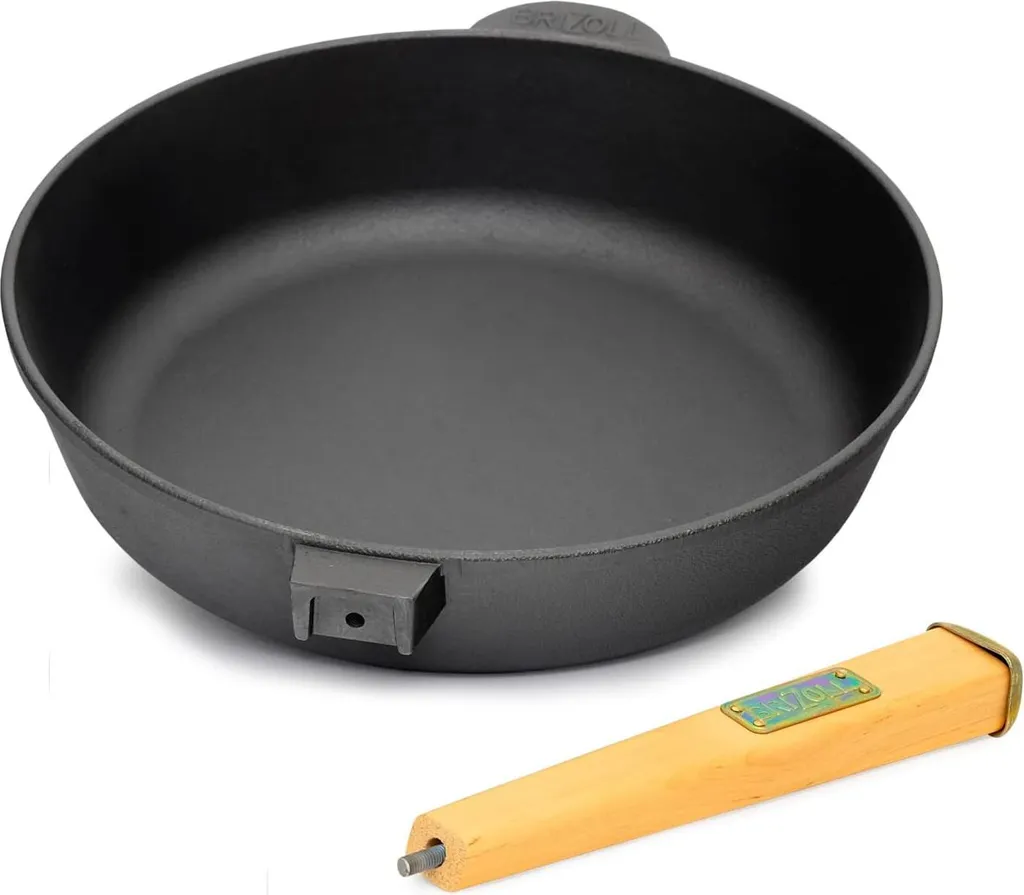 Markenlos Cast iron frying pan 24 cm - Suitable for all heat sources
