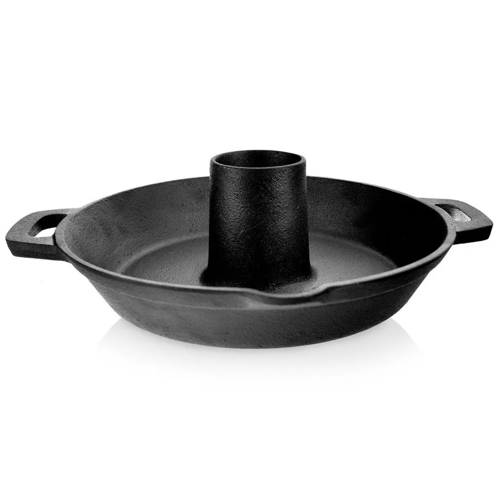 Orion Cast iron pan with rack for chicken and roasts