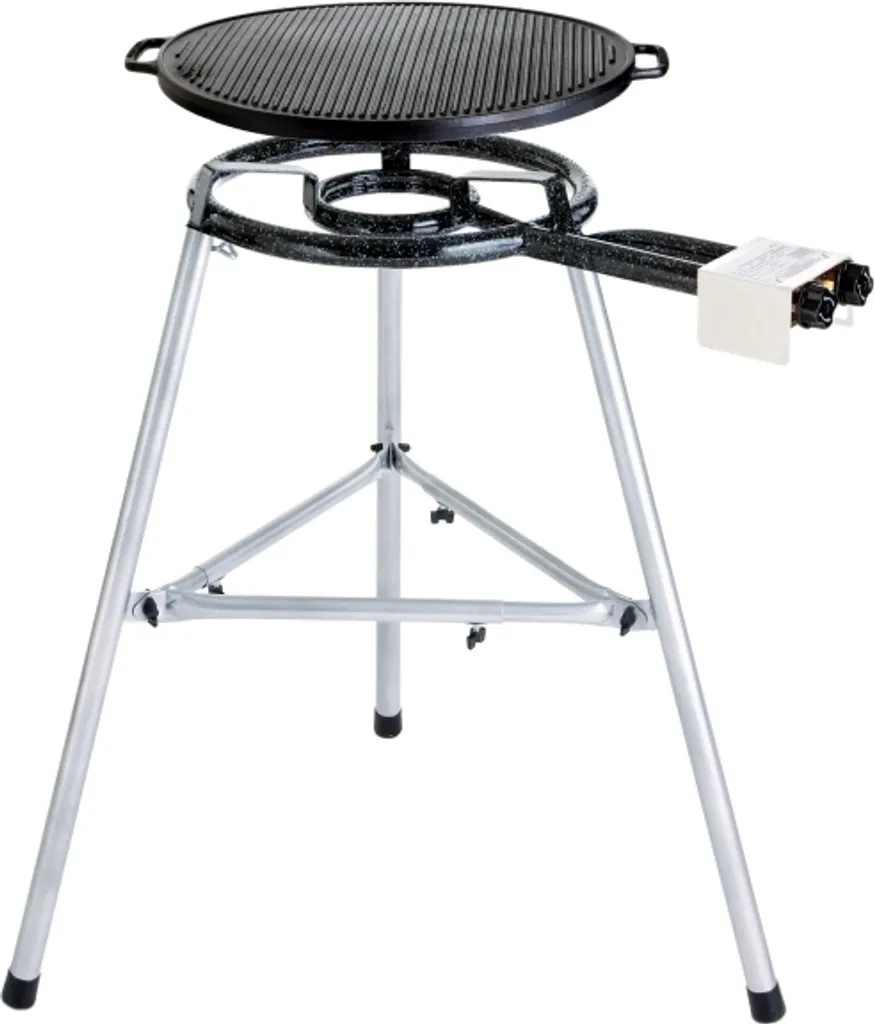 PAELLA WORLD Cast iron grill plate set 2 with ignition safety device