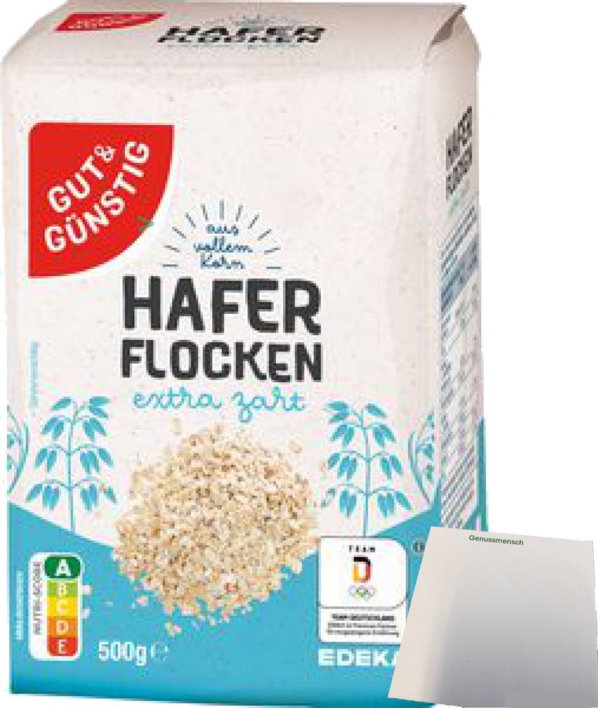 Good & Cheap Extra Tender Rolled Oats (500g Pack) + usy Block 512g
