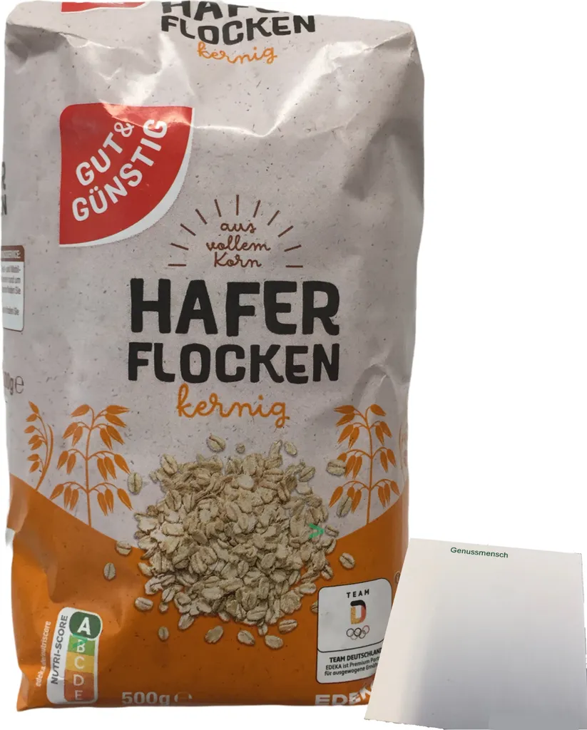 Good & Cheap Rolled Oats (500g pack) + usy Block 512g