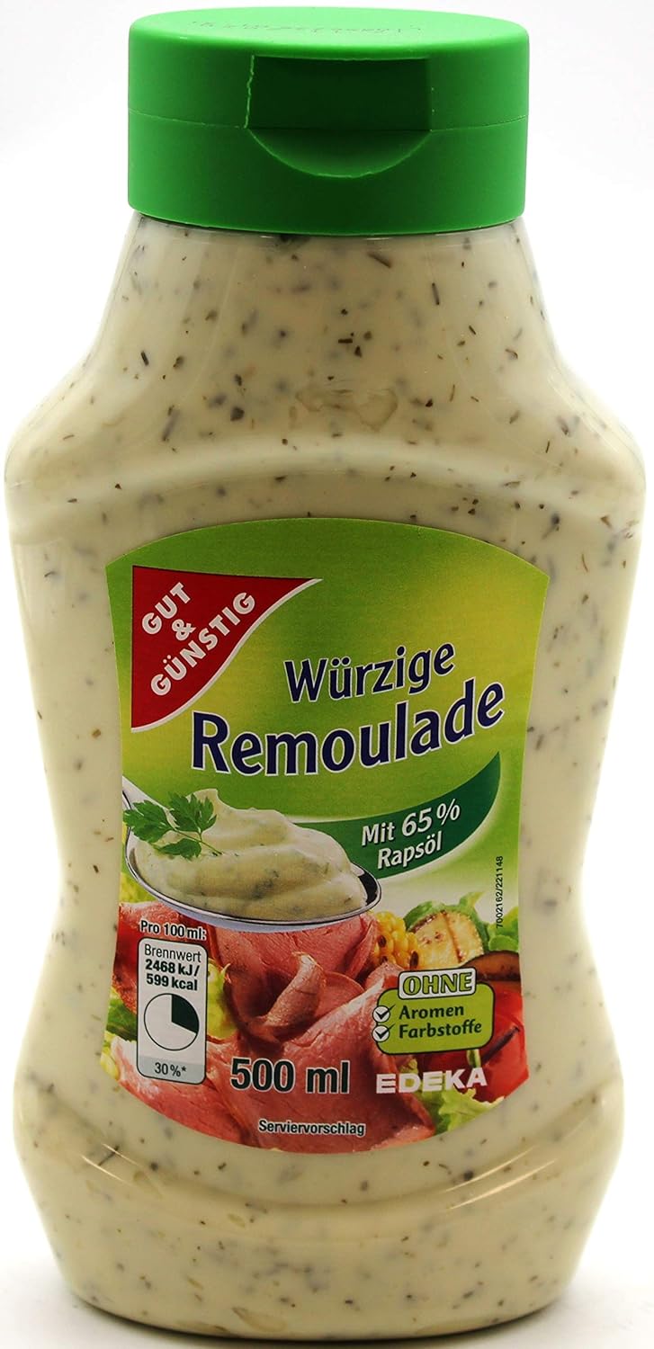 Marke: Gut & Günstig Gut & Günstig Würzige Remoulade, 6er Pack (6 x 500ml)