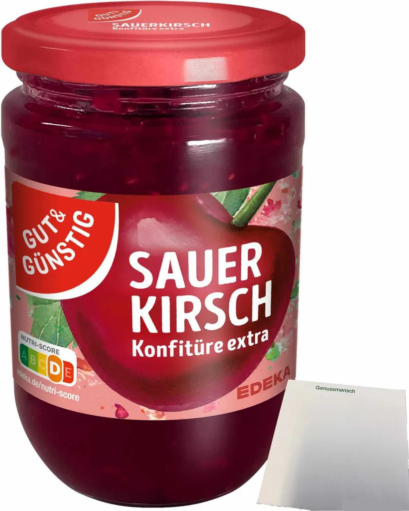 Gut& Sour Cherry Jam Extras (450g Jar) + usy Block