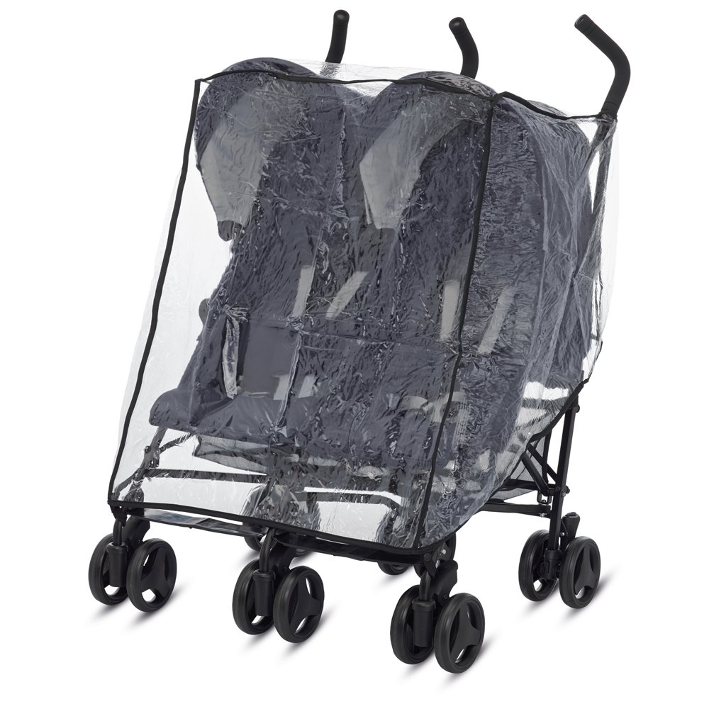 Unbekannt Inglesina A096AH840 Rain Cover for Twin Stroller Twin Swift