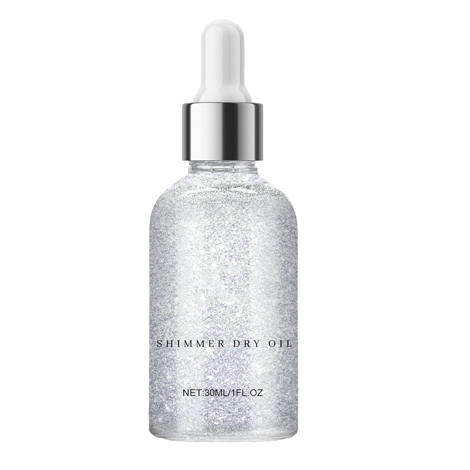 Dry Shimmer Oil - Glitter Body Oil | Body Makeup Shine Glitter | High Gloss Body Glitter | Body Makeup Dry High Gloss Shiny Oil | Body Shimmer Oil for Face, Shoulders, Eyes, Legs