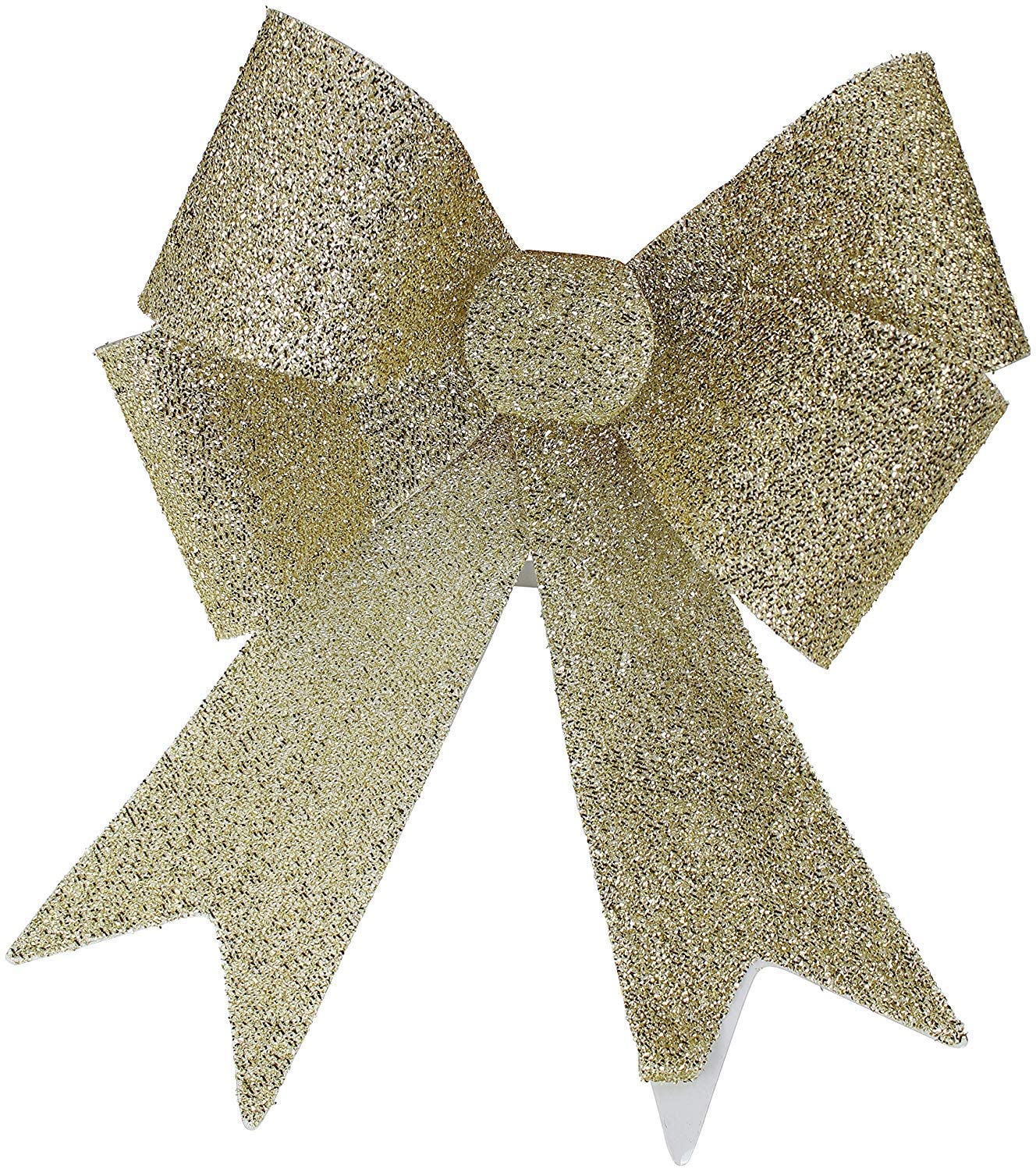 Daro Deko Plastic Bow In Glitter Look