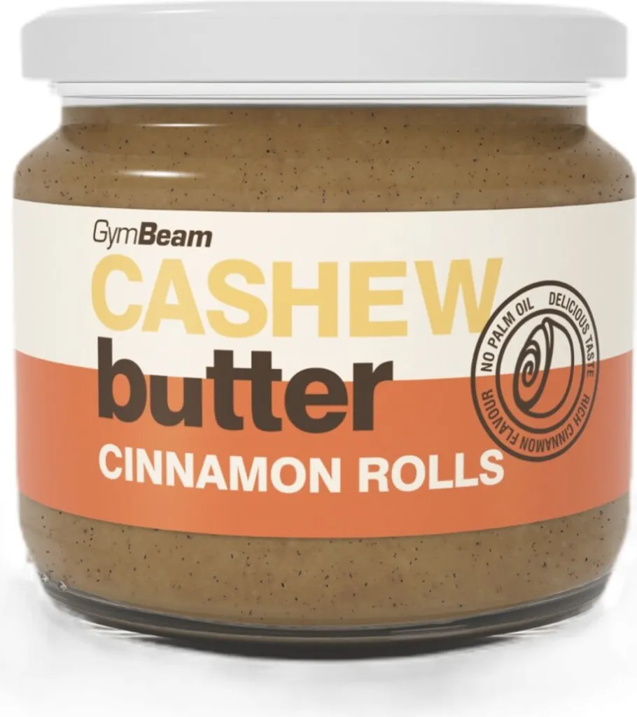 GymBeam | Cashew Butter with Cinnamon Rolls