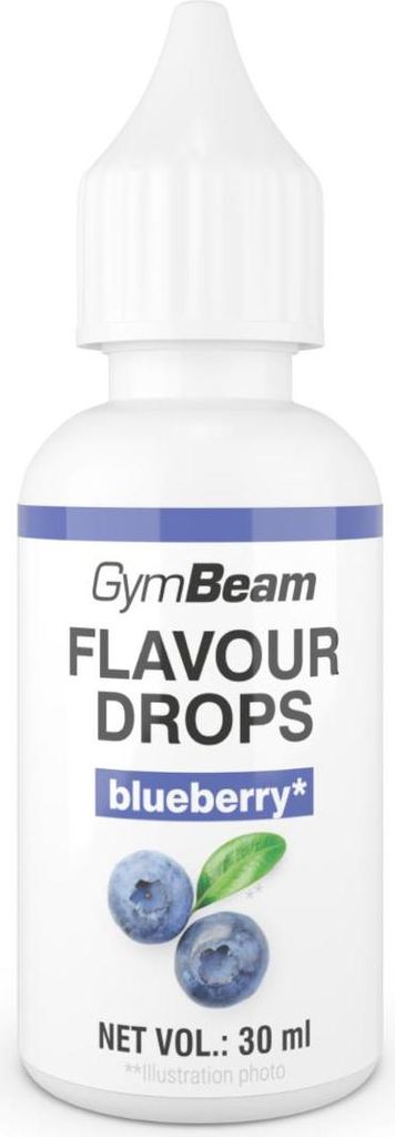 GymBeam - Flavour Drops 30 ml Blueberries 30 ml