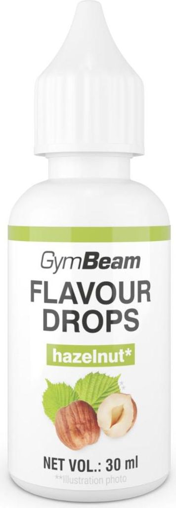 GymBeam - Flavor Drops 30 ml Hazelnut 30 ml