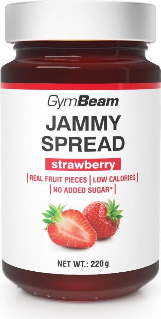 GymBeam - Jammy Spread 220 g Erdbeere