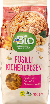 dmBio Pasta, chickpea fusilli, 300 g