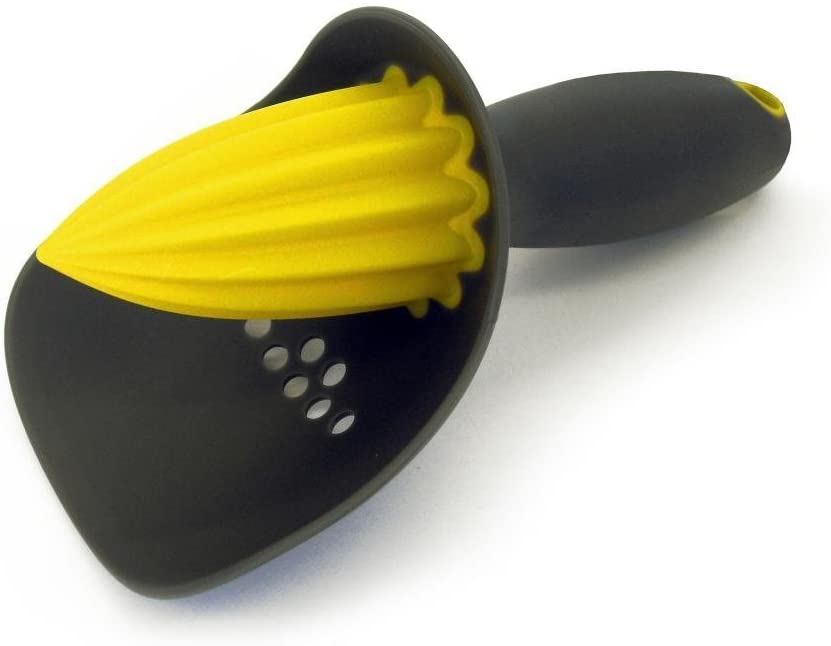 Joseph Joseph Citrus Reamer with Pip-catching Cup - Grey/Yellow