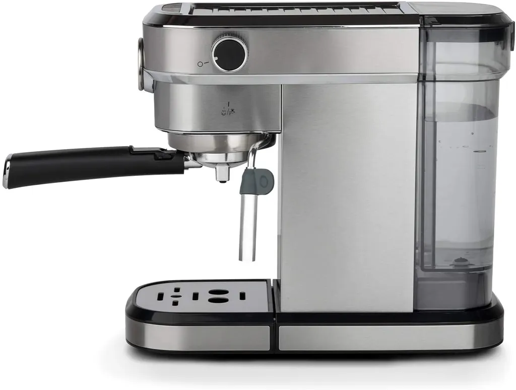 H.Koenig Espresso Machine EXP820 - 15 bar pressure, 1.1L, built-in barometer pump, cup warmer