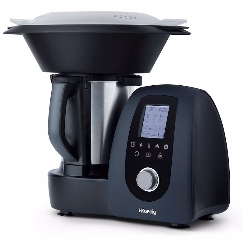 H.Koenig HK8 Multifunctional Robot Cooker / 30+ Cooking Functions / 10 Speeds / Adjustable Temperature / Up to 4 Simultaneous Preparations