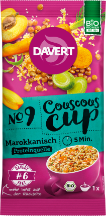 Davert Snack, Couscous Cup, Moroccan, 70 g
