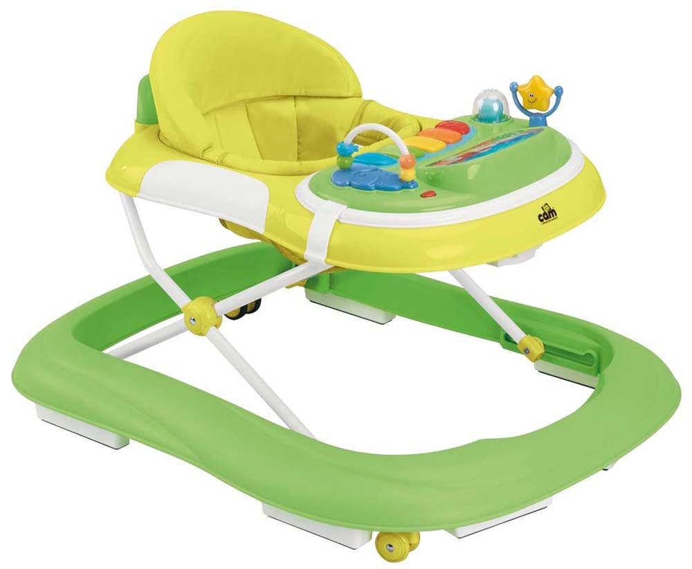 CAM Il Mondo del Bambino - art.V253/D - Giocando Walker - Perfect from 0 to 18 Months - Green