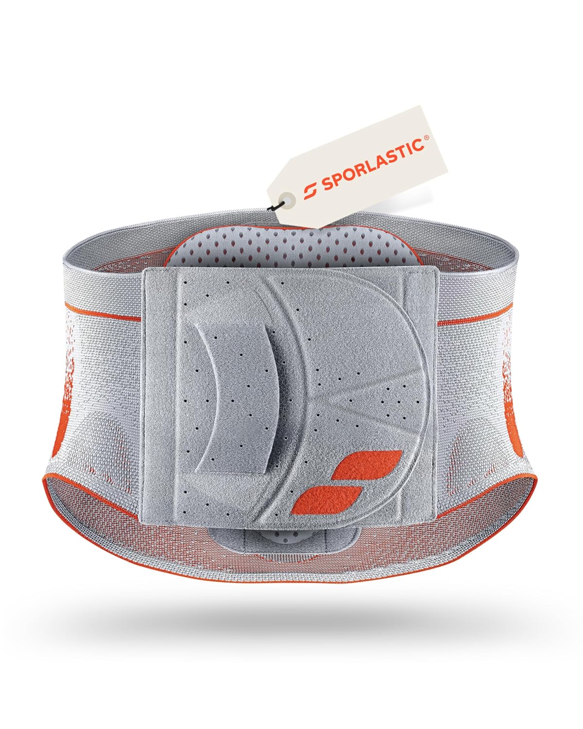 SPORLASTIC Store SPORLASTIC VERTEBRADYN SUPREME SENSO Lumbar Support Straight - Orthopedic Back Brace with AIR-MATRIX Silicone Pad for Lumbar Support - LWS Orthosis - Platinum Size S