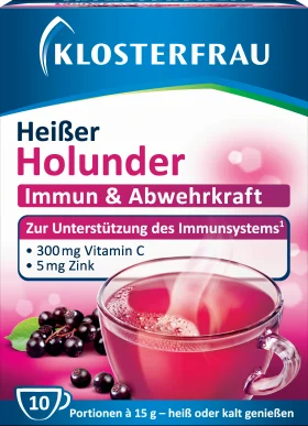 Klosterfrau Hot Elderberry Hot Drink Bags 10 pcs., 150 g